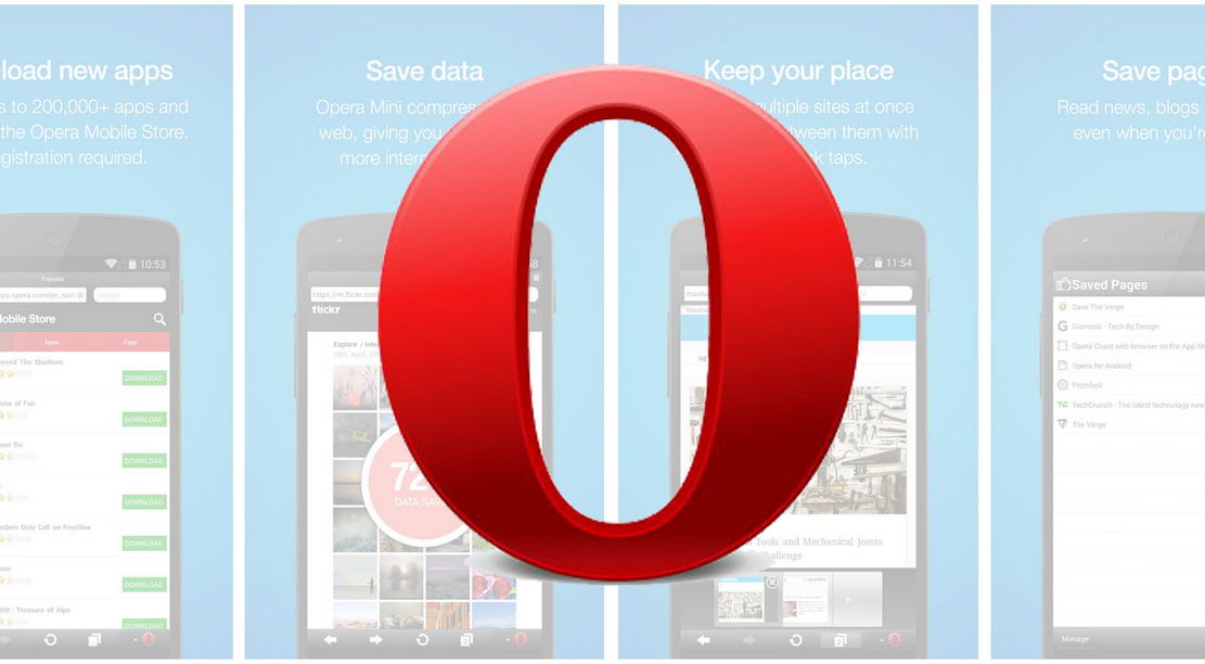 opera mini apk download android