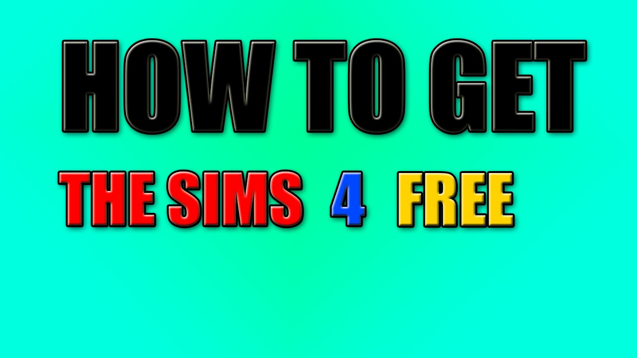 sims 4 free download install